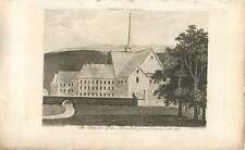 1795 Convent Of The Paraclete troyes Drawing On The Spot Old Engraving picture