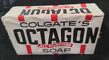 Colgate's Octagon Famous All-Purpose Soap Large Size Bar Vintage Made in USA picture