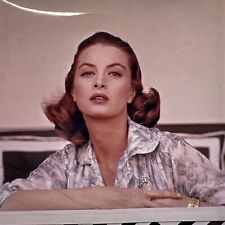 Capucine Glamorous Elegant Pin Up Peter Basch 1960 s 2 3/4 Negative Color picture