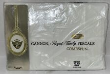 Vintage Twin Cannon Royal Family Percale Combspun Sheet With Fitted Bottom picture