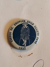 Vintage 1930 Crippled Child Society Of Carbon County PA RARE picture