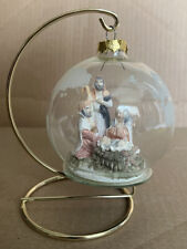 Vnt Nativity Scene Glass Ornament Christmas Around the World House Of Lloyd 1993 picture