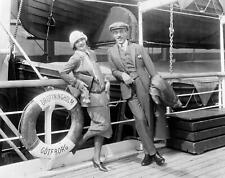 1925 GRETA GARBO & Mauritz Stiller Boarding the SS Drottningholm  PHOTO (190-D ) picture