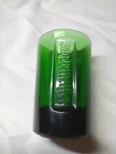  🔥 Jägermeister Liqueur Embossed Shot Glasses Green Glass 1FL oz Measuring Shot picture