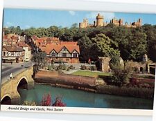 Postcard Arundel Bridge & Castle West Sussex England picture