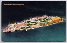 Postcard Alcatraz Island, Located Between Sausalito & San Francisco, CA Unposted picture