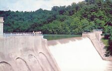 People Watching Loch Raven Dam Baltimore County Maryland Chrome Postcard picture