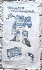 Vintage 1985 Transformers Decepticon Soundwave Ravage Buzzsaw Beach Bath Towel picture