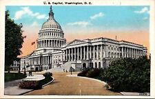 United States Capitol Building Streetview Washington DC WB Postcard picture