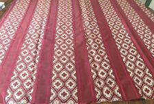 Antique French Woven Silk Fabric with Stripes  WW437 picture