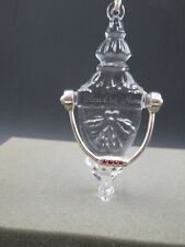Vintage 1999 Lenox Bless Our Home Crystal Door Knocker Christmas Ornament picture