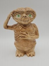 Vintage 1980's Ceramic E.T. Figurine Sculpture  Green Eyes 9 Inch Tall  picture