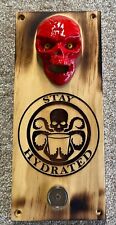 Stay Hydrated Wall-Mountable Beer Bottle opener with magnet. Mancave decor picture