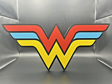 Wonder Woman Logo Sign Display | 3D Wall Desk Shelf Art picture