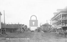 Main Street View Railroad Crossing Aurora Oregon OR Reprint Postcard picture