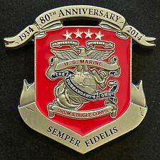 D & B Company Marine Barracks Drum & Bugle Corps Commandants Own Challenge Coin  picture