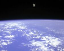 Astronaut Bruce McCandless flies the MMU at max distance Challenger Photo Print picture