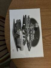 1970’s Plymouth Muscle Car Art Print  By Thom. 17” x 11” picture