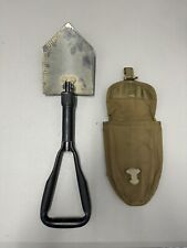 USGI Entrenching Tool with USMC E-Tool Carrier Etool Pouch Coyote Brown picture