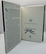 George W. Bush Signed 41 A Portrait of My Father Book Autographed picture