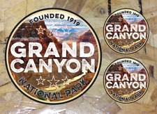 Grand Canyon National Park Founded 1919 Vintage Decal Sticker Hike Mountains 3