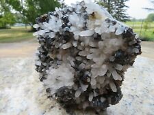 Awesome Milky Quartz with Skeletal Galena,Sphalerite and Pyrite from Bulgaria picture
