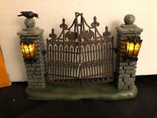 DEPT 56 HALLOWEEN SPOOKY WROUGHT IRON GATE - #4047599 - MIB picture