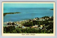 Copper Harbor MI-Michigan, Harbor Brockway Mountain Drive, Vintage Postcard picture
