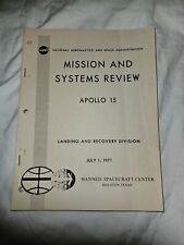 NASA Apollo 15 Mission and Systems Review Manual picture