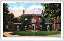 Postcard KY Henry Clay Home Residence House Street Road View Lexington Kentucky picture