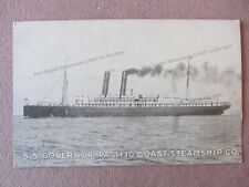 1914 RPPC S.S. Governor Pacific Coast Steamship Co Panama Pacific Exposition picture