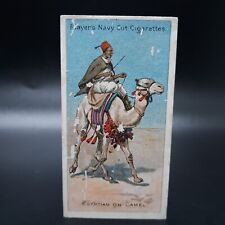 1905 Player's Cigarette Riders Of The World #42 Egyptian On Camel Tobacco Card picture