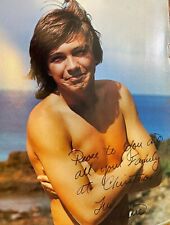 1972 Vintage Magazine Illustration Singer David Cassidy At The Beach picture