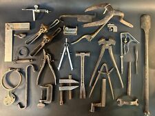 Vintage Lot of Old Metal Tools picture