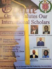 Rare Omega Psi Phi Oracle Magazine Spring 2010 International Scholars picture