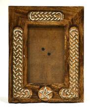 Pentagram Wooden Photo Frame Fits photos up to 4x6