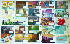 Starbucks Gift Card LOT of 25 - Destinations - Cities - Collectible - No Value picture