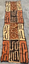 Antique African Kuba Showa Cloth Raffia Textile African Tribal Cloth 200x55 cm picture