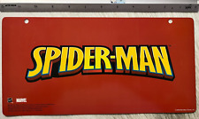 2008 Wal-Mart Toy Store Display Sign SPIDER-MAN spiderman plastic 12