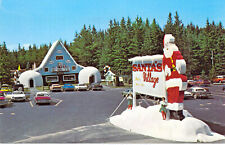 1977 NH Jefferson Santas Village Entrance Sign Amusement Park postcard picture