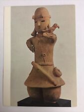 Haniwa Figure Of Falconer Japanese Vintage Postcard picture