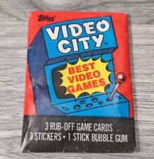 Vintage 1983 Topps Video City Sealed Wax Pack New picture