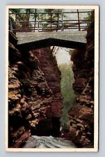 Watkins Glen NY-New York, Cavern Gorge, Antique Vintage Souvenir Postcard picture