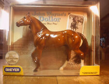BREYER #300306 JOHN WAYNE'S MOVIE QUARTER HORSE DOLLOR TSC LE 2006 NEW WITH BOX picture