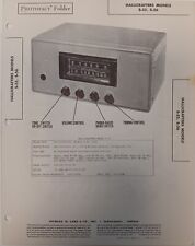 Photo Fact Data 1946 Hallicrafters Model S-55 and S-56 Broadcast Radio. picture