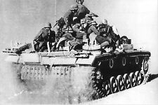 1930s-40s (6 x 4) Repro German RP- Tank- Panzer Advances- Infantry- DAK- Libya picture