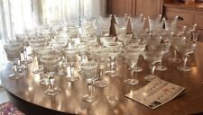 Rare Vintage Service for 12 Plus ROYAL DOULTON Carlyle Crystal Glasses Stemware picture