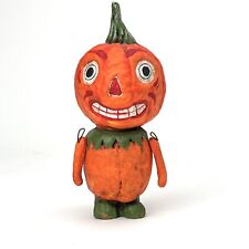 Debbee Thibault Happy Jack Pumpkin Man Figurine Signed Limited Edition Folk Art picture