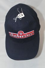  Budweiser Navy Blue Cap Hat Embroidered Logo  picture