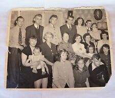 VTG 8x10 B&W Photo 19 Forrest Family Members Orly James Ralph Late 1940s + Names picture